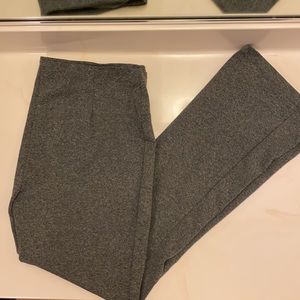 Bentley gray wide leg pants, button close stretch no pleats or pockets SIZE 16